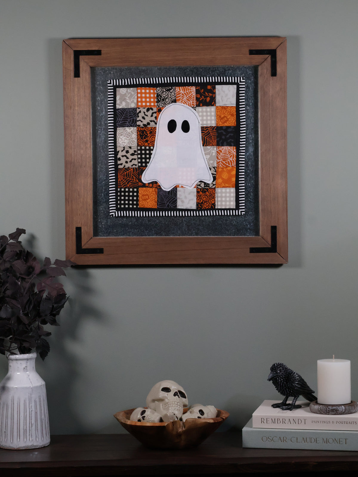 After Dark | Ghost Quilted Wall Hanging