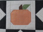 Harvest Star | Pumpkin Sawtooth Star Quilted Wall Hanging