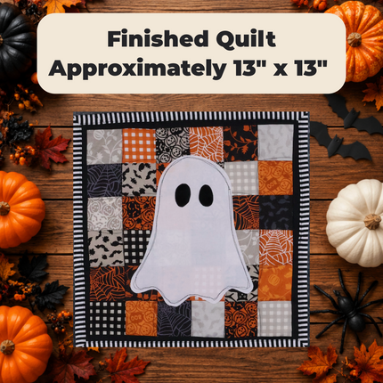 After Dark | Ghost Mini Quilt Pattern