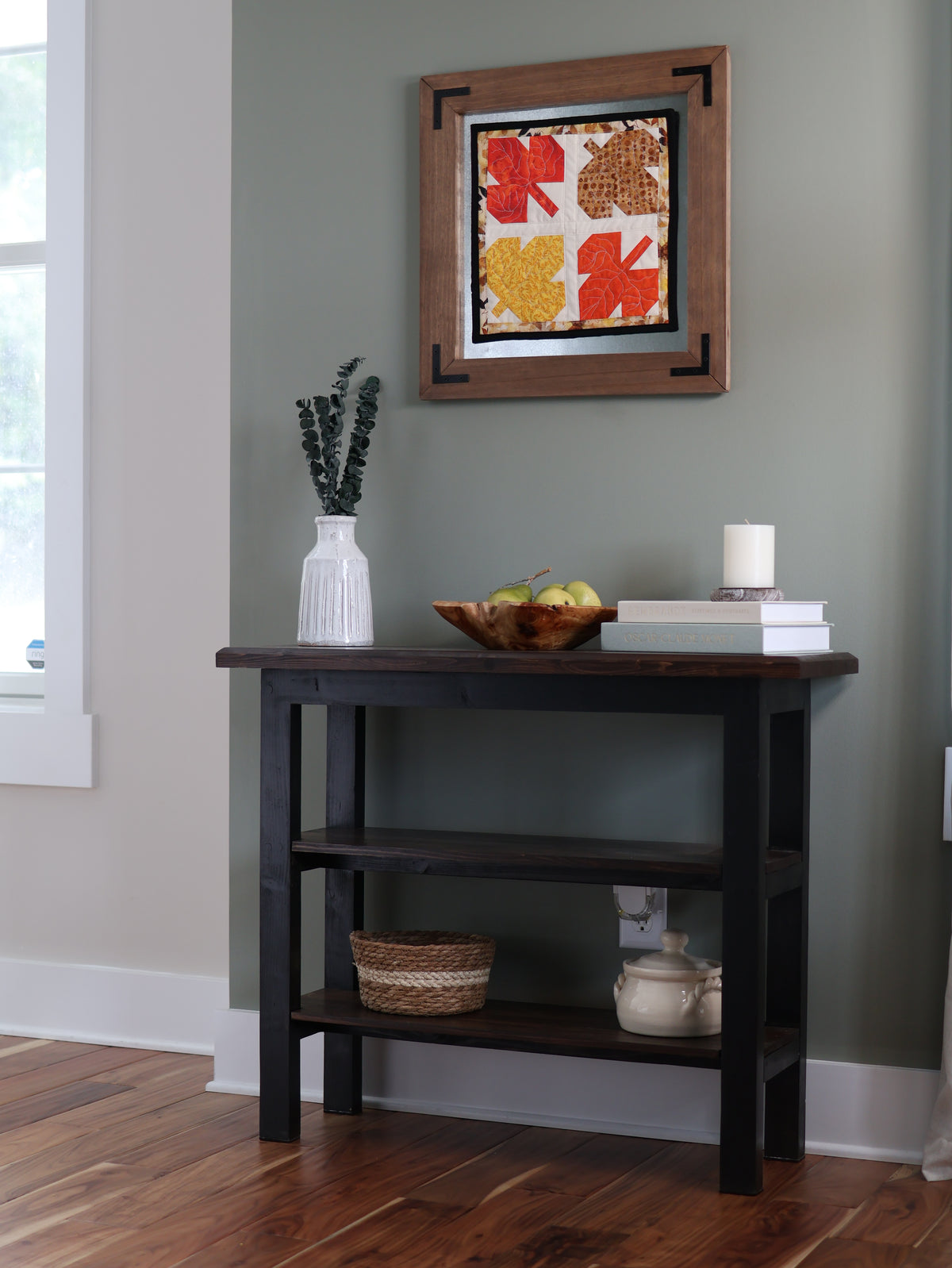 Turning Leaves | Fall Leaf Quilted Wall Hanging