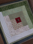Warm Welcome | Log Cabin Quilted Wall Hanging