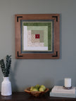 Warm Welcome | Log Cabin Quilted Wall Hanging